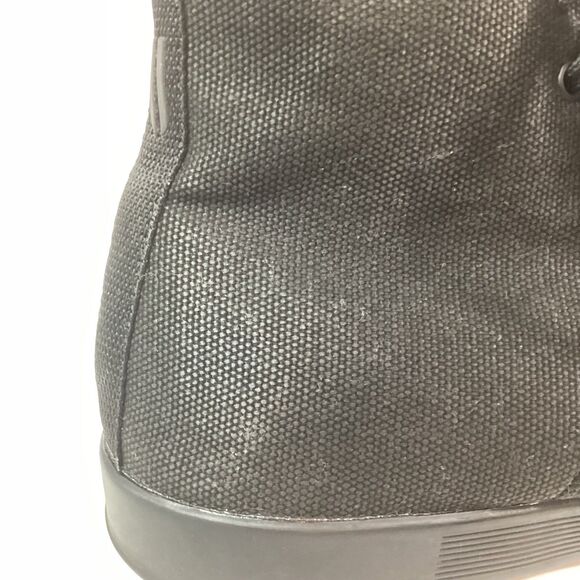 No Bull Superfabric Chukka Men's Sz 8/Women's Sz 9.5 Black Mid Shoes Gum Sole - Picture 7 of 11